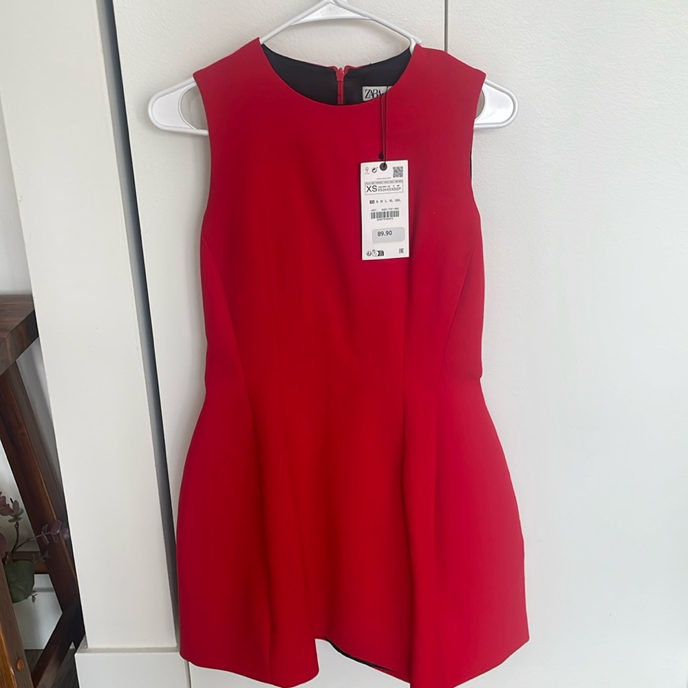 Zara Red limited edition dress brand new with tags.